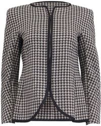 Giorgio Armani - Collarless Jacket - Lyst