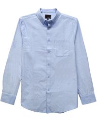 TRUEDAMES - Solid Long Sleeve Button Down - Lyst