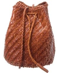 Dragon Diffusion - Pompom Double Jump Leather Crossbody - Lyst