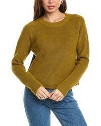 Lilla P - Mixed Media Raglan Sweater - Lyst