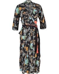 Diane von Furstenberg - Madalena Midi Wrap Dress - Lyst