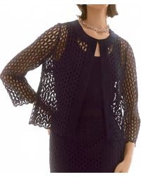 Joseph Ribkoff - Pure Lace Open-Front Jacket - Lyst