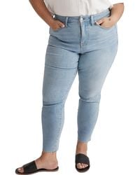 Madewell - Plus High-rise Cropped Skinny Jeans - Lyst
