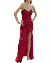 Primavera - Long Beaded Corset Gown - Lyst