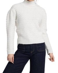 Kinross Cashmere - Lurex Funnel Sweater - Lyst