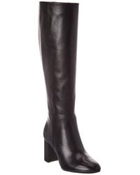 Stuart Weitzman - Celina Zip Leather Knee-High Boot - Lyst