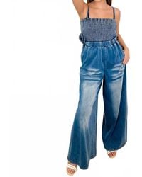 Blakeley - All The Memories Cotton Blend Jumpsuit - Lyst