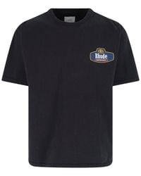 Rhude - Graphic Print Cotton T-Shirt - Lyst