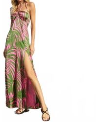 Dress Forum - Tropical Adventures Halter Neck Maxi Dress - Lyst
