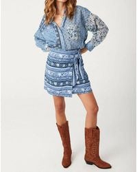 Spell - Sunshine Bandit Wrap Mini Skirt - Lyst