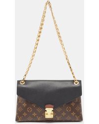 Louis Vuitton - Monogram Canvas And Leather Pallas Chain Bag - Lyst