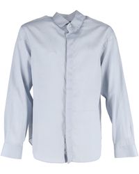 Giorgio Armani - Hidden Button Long Sleeve Shirt - Lyst