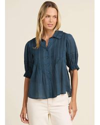 Trovata - Jess Button Down Blouse - Lyst