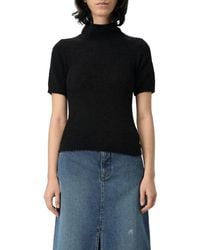 A.P.C. - Fitted Alpaca Blend Turtleneck Sweater - Lyst