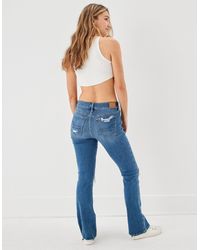 American Eagle Outfitters - Ae Ne(x)t Level Ripped High-waisted Skinny Kick Jean - Lyst