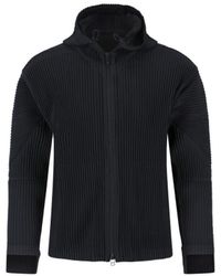 Homme Plissé Issey Miyake - Zip Hoodie - Lyst