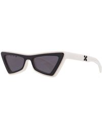 Off-White c/o Virgil Abloh - Sunglasses Cat Eye Full Rim, Frame And Dark Lens Oeri042Artemisia0207 - Lyst