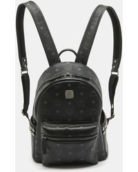 MCM - Visetos Coated Canvas Small Stark Studded Backpack - Lyst