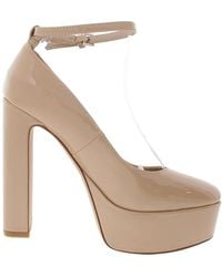 ALDO - Fonda Pump Leather Ankle Strap Platform Heel Htat178 - Lyst