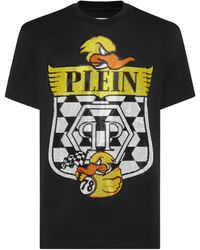 Philipp Plein - T-Shirt Round Neck Ss Tee Duck 1978 - Lyst