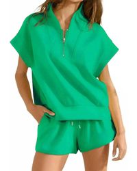 Bucketlist - Half Zip-Up Top - Lyst