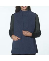 J'Envie/Eli - Slit Pocket Vest - Lyst