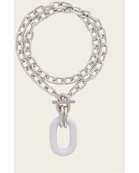Rabanne - Double Link Chain Necklace - Lyst