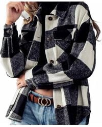 Urban Daizy - Plaid Flannel Jacket - Lyst