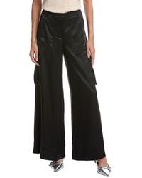 Toccin - Maia Silky Satin Cargo Pant - Lyst