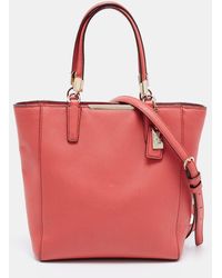 COACH - Leather Zip Tote - Lyst