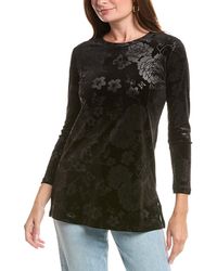 Johnny Was - Petite Embossed Stretch Velvet Tunic - Lyst