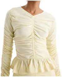 Merlette - Arena Peplum Cropped Top - Lyst