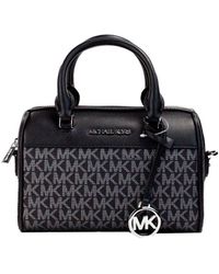 Michael Kors - Travel Xs Signature Pvc Duffle Crossbody Bag Purse - Lyst