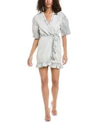 IRO - Denim Wrap Dress - Lyst