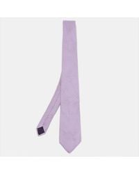 Versace - Geometric Pattern Silk Tie - Lyst