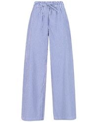 P.A.R.O.S.H. - Mid-Rise Striped Cotton Pants - Lyst
