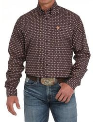 Cinch - Print Classic Button Down Shirt - Lyst