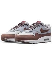 Nike - Air Max 1 Premium Fb8916-100 Sneaker Menwhite Leather Shoes Ham806 - Lyst