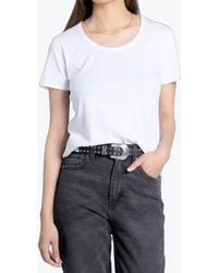 Thread & Supply - Classic Scoop Neck Tee - Lyst