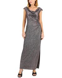 Connected Apparel - Metallic Prom Evening Dress - Lyst