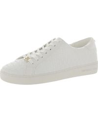 MICHAEL Michael Kors - Textured Round Toe Casual And Fashion Sneakers - Lyst