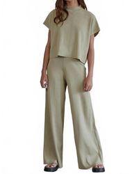 By Together - Leonie High Waisted Wide Leg Pants - Lyst
