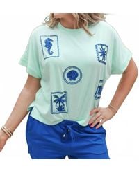 Jess Lea - Set Sail Sequin Patch Top - Lyst