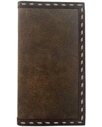 Roper - Stitched Edge Leather Rodeo Wallet - Lyst