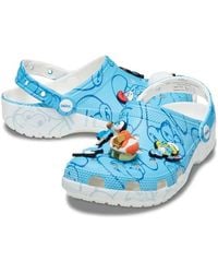 Crocs™ - Classic Smurfs 210820-90H Clogs Round Toe Casual Shoes Jax651 - Lyst