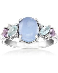 Ross-Simons - Chalcedony And Pastel Multi-Gemstone Ring - Lyst