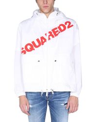 DSquared² - Hooded High Neck Jacket - Lyst