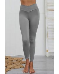 TRUEDAMES - Solid Yoga Leggings - Lyst