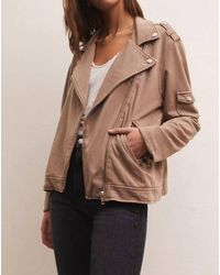 Z Supply - French Terry Moto Jacket - Lyst