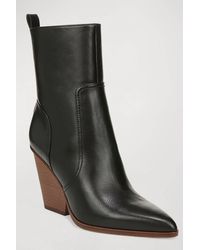 Veronica Beard - Logan Leather Ankle Boots - Lyst